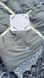 &ldquo;Dima&rdquo; Bedding Set with Quilt and Lace, Satin, Euro Size