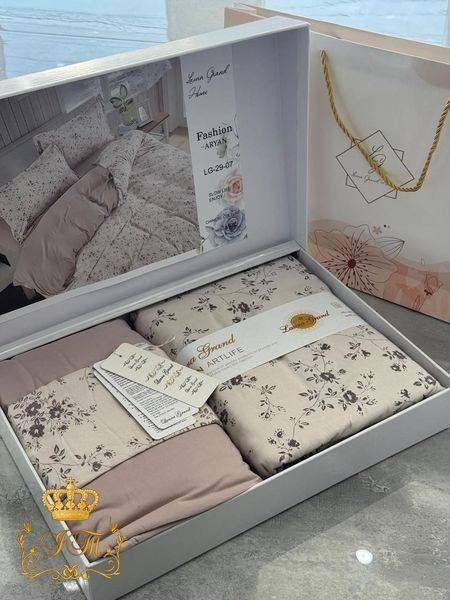 LG-29 Постільна білизна Laura Grand, сатин, сімейний комплект LG-29-07-f фото