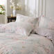 &ldquo;Blooming Garden&rdquo; Bedding Set No. 1, Malloory Home, Luxury Wet Satin, Single Size