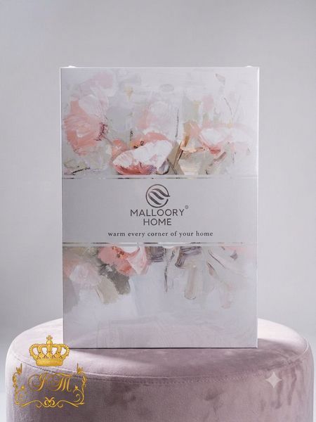 &ldquo;Blooming Garden&rdquo; Bedding Set No. 2, Malloory Home, Luxury Wet Satin, Single Size