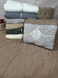 &ldquo;Dima&rdquo; Bedding Set with Quilt and Lace, Satin, Euro Size
