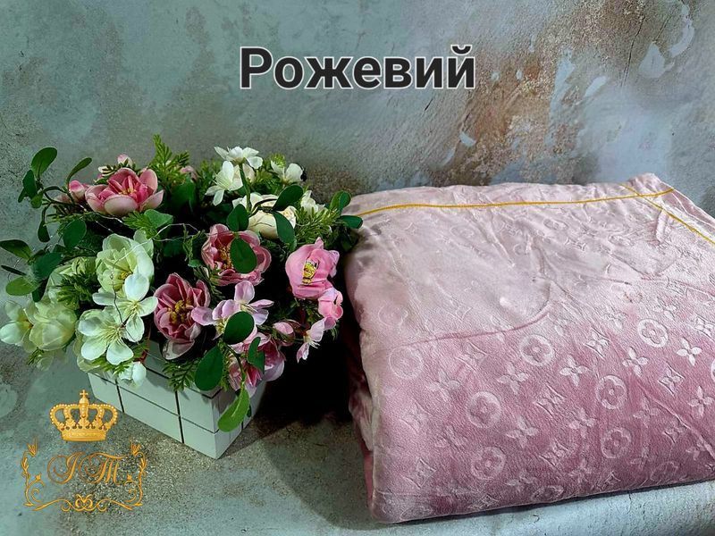 LOUIS VUITTON, велюровое постельное белье, евро размер LV-4/e фото