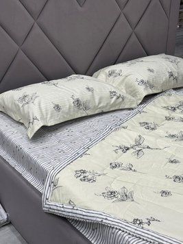 LG-21 Bed Linen with Summer Quilt, Satin, Euro Size