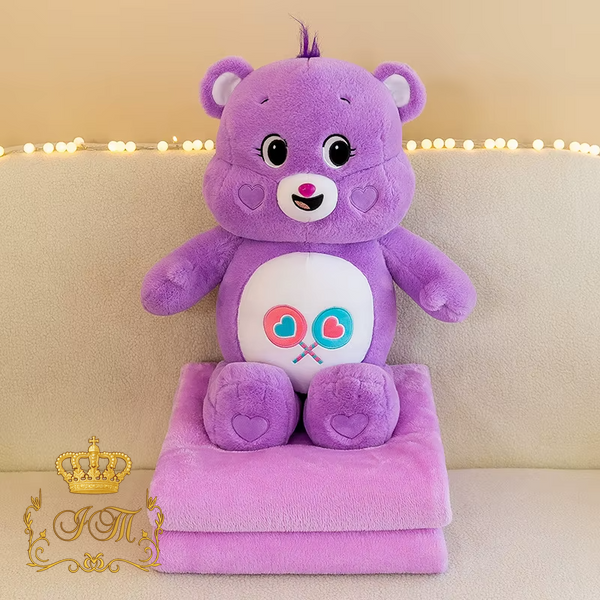 Care Bears 3-in-1 Toy-Blanket &mdash; plush toy, pillow and blanket
