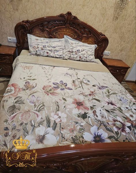 3D Velour Bed Linen, Euro Size