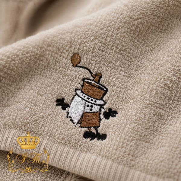"Coffee №2" Set of 3 Kitchen Towels, Terry, 35&times;70 cm