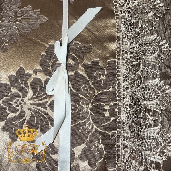 Golden Rose Jacquard Bedspread, King Size
