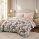 &ldquo;Blooming Garden&rdquo; Bedding Set No. 4, Malloory Home, Luxury Wet Satin, Single Size