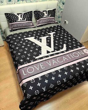 Брендовое постельное белье из сатина &mdash; реплика Louis Vuitton BR-02/e фото