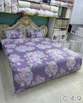 LG-4 Laura Grand 4 Seasons Bed Linen, Satin, Euro Size
