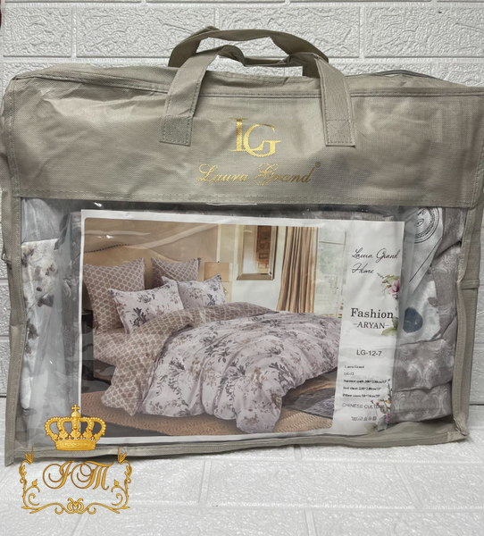 LG-12 Постільна білизна 4 сезони Laura Grand, сатин, євро розмір LG-12-7/4s фото