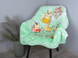 Double-Sided &ldquo;Giraffe&rdquo; Acrylic Blanket for Newborns, Light Green, 90x110 cm