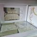 LG-15 Laura Grand Bed Linen with 4 Pillow Cases, Satin, Euro Size