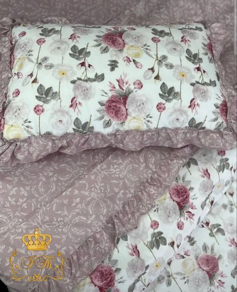 LG-7 Laura Grand Bed Linen With Summer Quilt, Satin, Euro Size