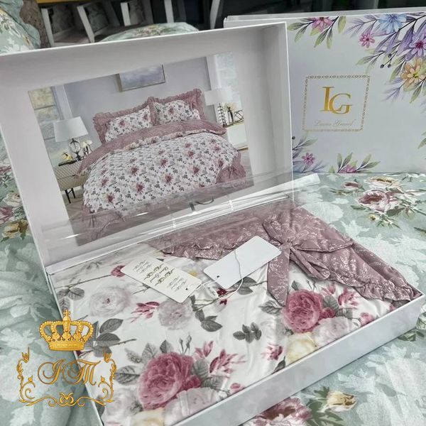 LG-7 Постільна білизна Laura Grand, сатин, євро розмір LG-7-7-e фото