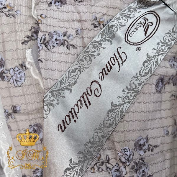 Постільна білизна Koloco з мереживною літньою ковдрою №2, муслін, полуторний розмір K-ML-2-s/b фото