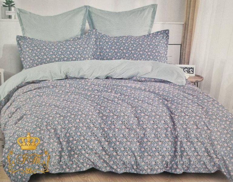LG-15 Laura Grand Bed Linen with 4 Pillow Cases, Satin, Euro Size