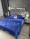 Quilt Stripes Satin Bedding Set, Euro Size
