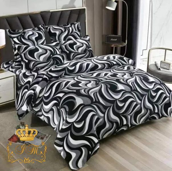 CROWN, Velour Bed Linen, Single Size