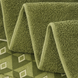 Rhombus, Face Towel, 50&times;10 cm, Terry Cotton, Olive, China