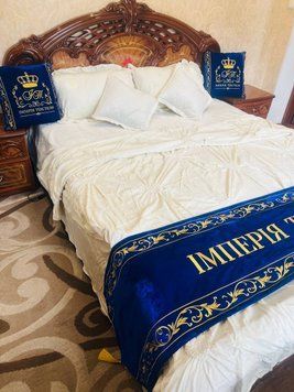 Велюрове серце, велюрова постільна білизна, крем, євро розмір EC-H-03/e фото