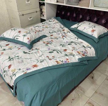 LG-10 Laura Grand Bed Linen with 4 Pillow Cases, Satin, Euro Size