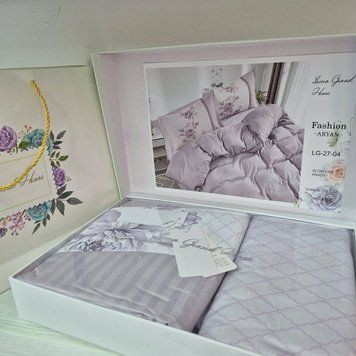 LG-27 Laura Grand Bed Linen, Satin, Euro Set
