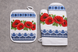 3-in-1 Linen Kitchen Set No.2 &ndash; Apron, Pot Holder and Oven Mitt