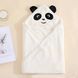Baby Bath Corner Towel Panda from Microfiber 85&times;85 cm with Hood