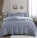 Flannel Bedding Set №5, double size, dark grey/light grey