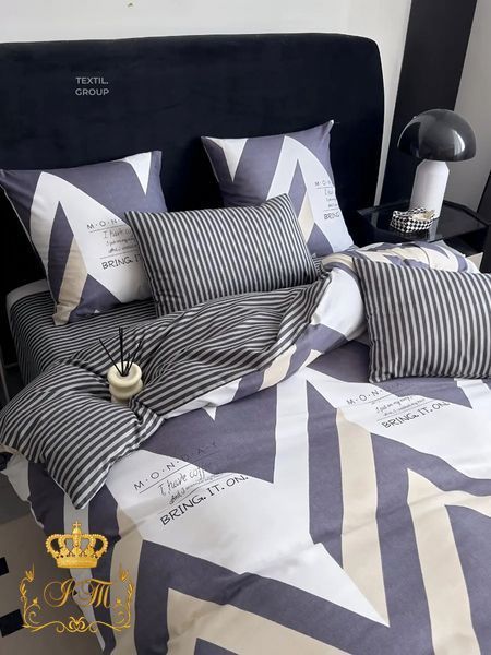 Flannel Bedding Set, Family Size, color 4