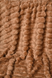 "Shar Pei" throw blanket, caramel latte, velour, euro size