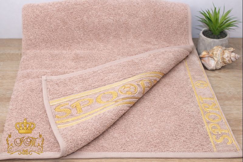 Sauna Towel &ldquo;SPORT&rdquo;, Powder Bej